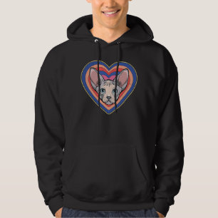 Sudadera Gato Sphynx Corazón Lindo Gato Mamá y Gato Papá Va