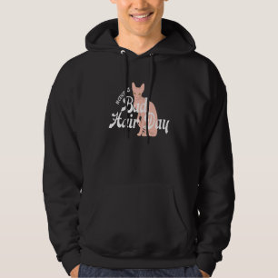Sudadera Gato Sphynx Sin Pelo Felino Calvo Nunca un Mal Día