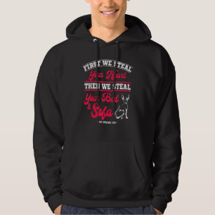 Sudadera Gato Sphynx Sin Pelo Roba Corazón Cama Sofá Dueño