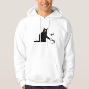 Sudadera Gato travieso negro