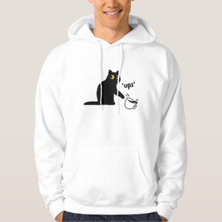 Sudadera Gato travieso negro