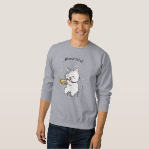 Sudadera Gato Trompeta Divertido – Moda Masculina Felina de