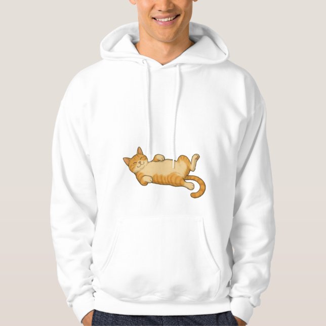Sudadera Gato Tumbado (Anverso)