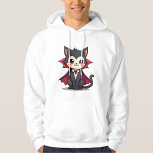 Sudadera Gato vampiro � Camiseta de mascota linda de Hallow