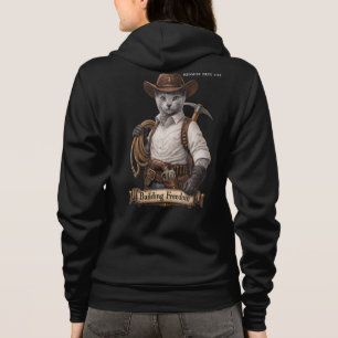 Sudadera Gato Vaquero Azul Ruso – Construyendo Libertad