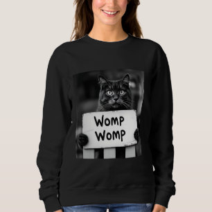 Sudadera Gato Womp Womp Meme Divertido Tendencia Gen Z