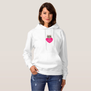 Sudadera Gato y corazón bonitos