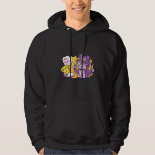 Sudadera Gato Y Pájaro Preocupado Guay Retro Diversión Extr