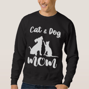 Sudadera Gato y perro Mascotas animales adoran el cachorro 