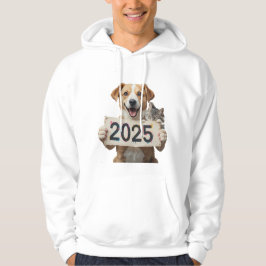 Sudadera Gato y perro sujetando al poster 2025