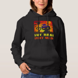Sudadera Gato Zombi Humorístico Quiere Cerebro Ahora Miau E