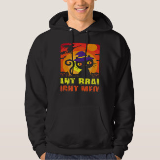 Sudadera Gato Zombi Humorístico Quiere Cerebro Ahora Miau E