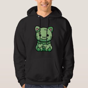 Sudadera Gato zombie lindo de Halloween