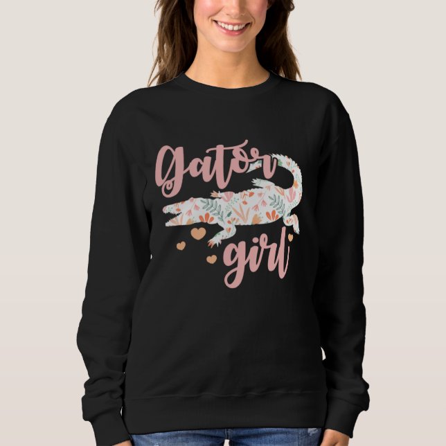 Sudadera Gator Girl Alligator (Anverso)
