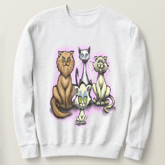 Sudadera Gatos (Anverso del diseño)