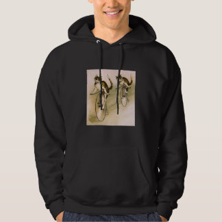 Sudadera Gatos antiguos en bicicletas