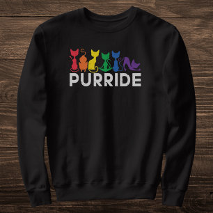 Sudadera Gatos arcoiris persiguen el orgullo LGBTQ