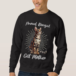 Sudadera Gatos bengalíes ORGULLOSOS BENGAL CAT MOM Bengal G