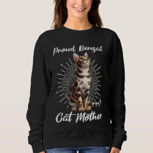 Sudadera Gatos bengalíes ORGULLOSOS BENGAL CAT MOM Bengal G