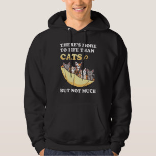 Sudadera Gatos boca abajo paraguas Humor Mascota Kitty
