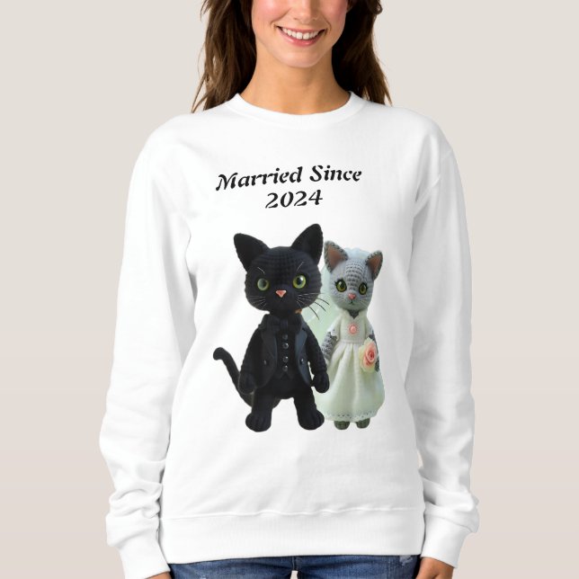 Sudadera Gatos casados 2024 (Anverso)