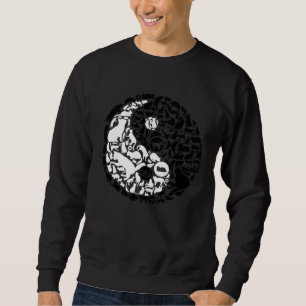 Sudadera Gatos chinos símbolo de Yin Yang gato