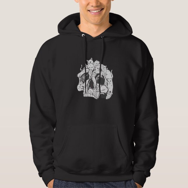 Sudadera Gatos coloridos de la imaginación   (Anverso)