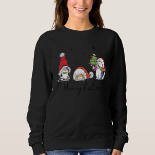 Sudadera Gatos Con Sombrero De Santa Feliz Navidad Gato Nav