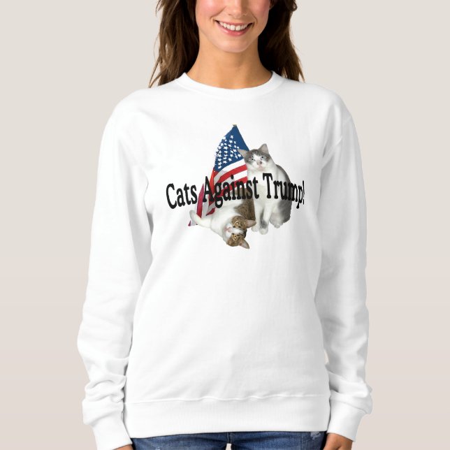 Sudadera "Gatos contra camiseta del triunfo" (Anverso)