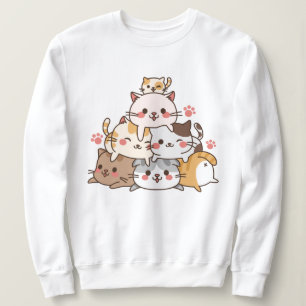 Sudadera Gatos cortos