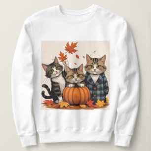 Sudadera Gatos curiosos - Otoño acogedor