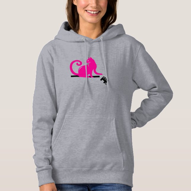Sudadera ¡Gatos damas para Kamala! Kamala Harris 24 Shirt (Anverso)