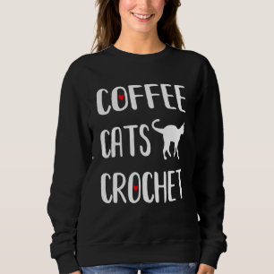 Sudadera Gatos de café Crochet Kitty Lover Veterinario Groo