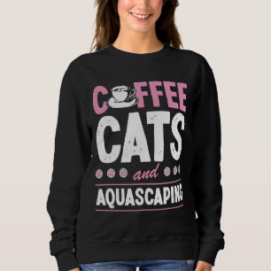 Sudadera Gatos De Café Y Ataque De Pescado De Gato Y Madre 