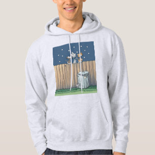 Sudadera Gatos de callejón en una cerca Hoodie