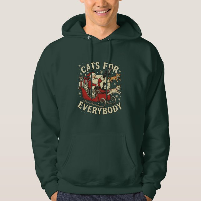 Sudadera Gatos de Navidad  (Anverso)