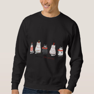 Sudadera Gatos de Navidades divertidos - Familia coincident