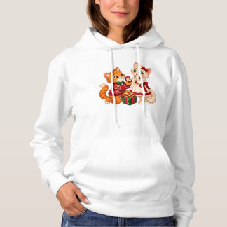 Sudadera Gatos de Propuesta de Navidad Diseño de Compromiso