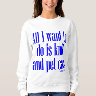 Sudadera Gatos de punto y del mascota