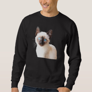 Sudadera Gatos De Tés Critico Siameses Para Gato Madre Asiá