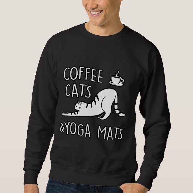 Sudadera Gatos de yoga 29 (Anverso)