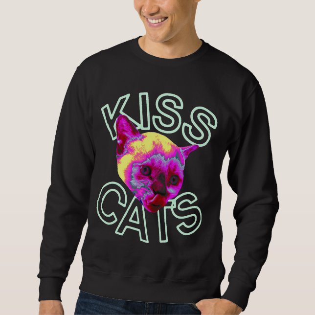 Sudadera gatos del beso (Anverso)