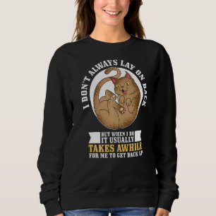 Sudadera Gatos diciendo perezoso diciendo grompic 1