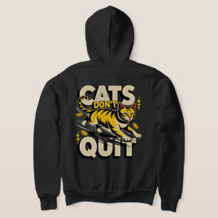 Sudadera Gatos Emprendedores No se Rinden - Dinero Hustle H
