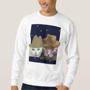 Sudadera Gatos en amor, camisetas, noche estrellada del