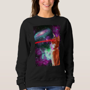 Sudadera Gatos En La Galaxia Astral Astronauta Espacial 3