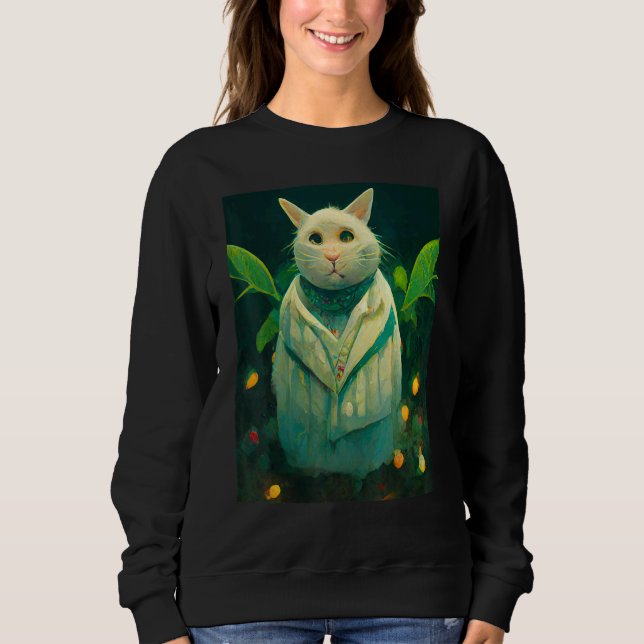 Sudadera Gatos estilo retro gatitos     (Anverso)