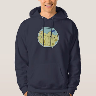 Sudadera Gatos - Gato En Un Pecera dice Hola