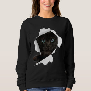 Sudadera Gatos Gatos Gatos Gatos Negros Rata Ropa Gatito