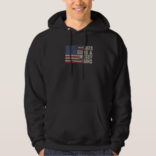 Sudadera Gatos Guns Bromeantes Buns - Gato De Bandera Estad